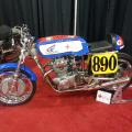 42- This ex-Gary Davis #890 Honda Trackmaster 350 racer, purchased at the January 2015 Mecum Las Vegas Auction, won two 1st in Class awards at its 2015 Concours shows.